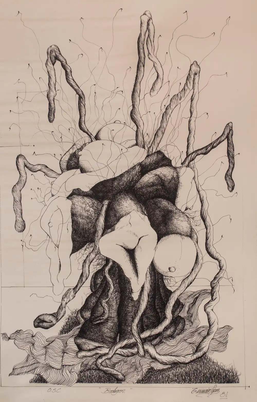 Ornamento en tinta 2